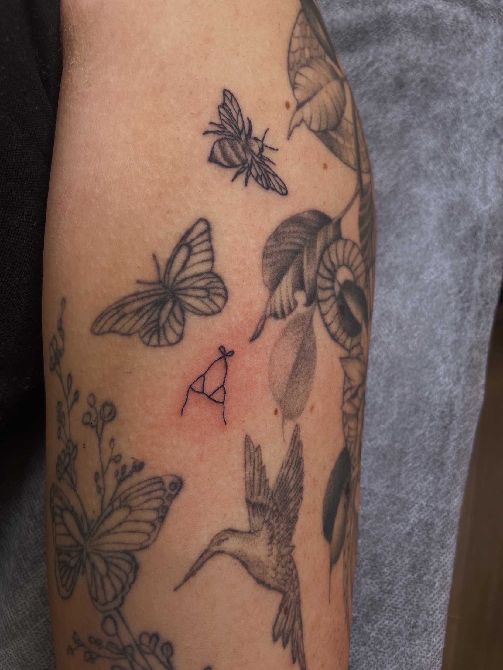 Fine line tattoo portfolio piece 4